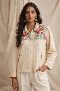 Thumbnail for Hand Embriodered Reversible Jacket-JACKETS & OUTERWEAR-Dhaari-Debs Boutique