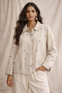 Thumbnail for Hand Painted Jacket-JACKETS & OUTERWEAR-Dhaari-Debs Boutique