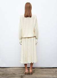 Thumbnail for Saga Interwoven Ribbon Knit skirt Natural-Skirt-Molli-Debs Boutique