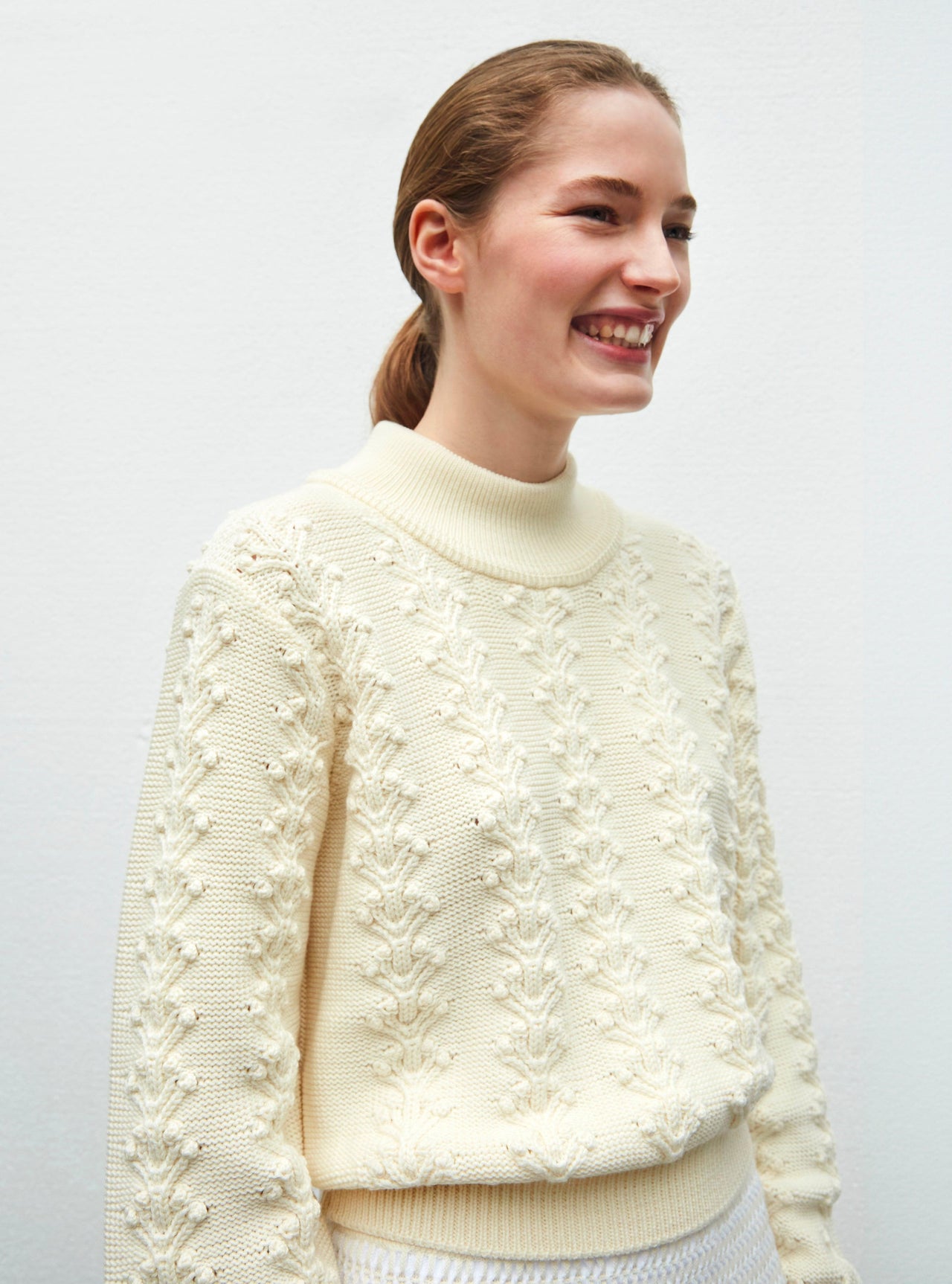 Virtuose Couture Irish Knit Sweater-Sweater-Molli-Debs Boutique
