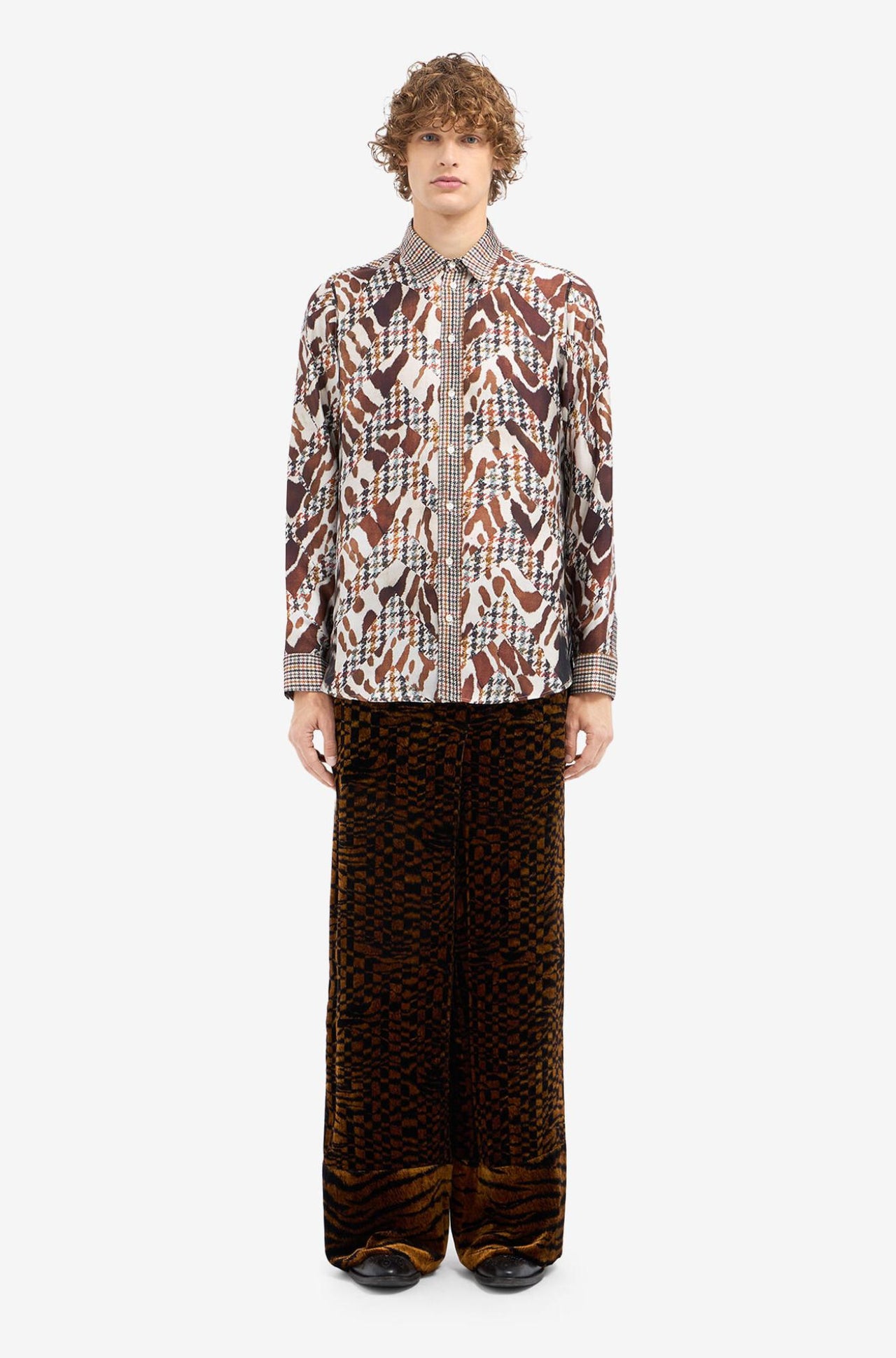 ALOE Longsleeve Shirt Silk-Tops-Pierre Louis Mascia-Debs Boutique