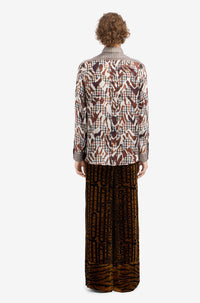 Thumbnail for ALOE Longsleeve Shirt Silk-Tops-Pierre Louis Mascia-Debs Boutique