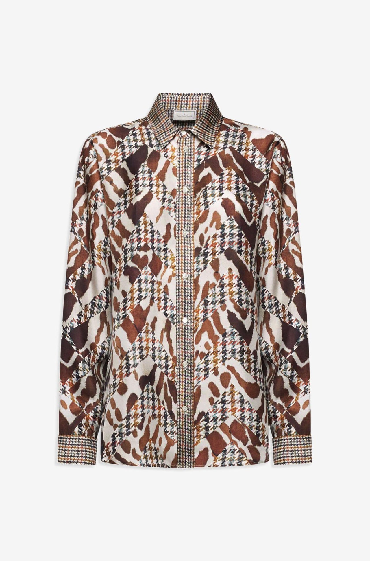ALOE Longsleeve Shirt Silk-Tops-Pierre Louis Mascia-Debs Boutique