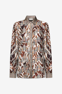 Thumbnail for ALOE Longsleeve Shirt Silk-Tops-Pierre Louis Mascia-Debs Boutique