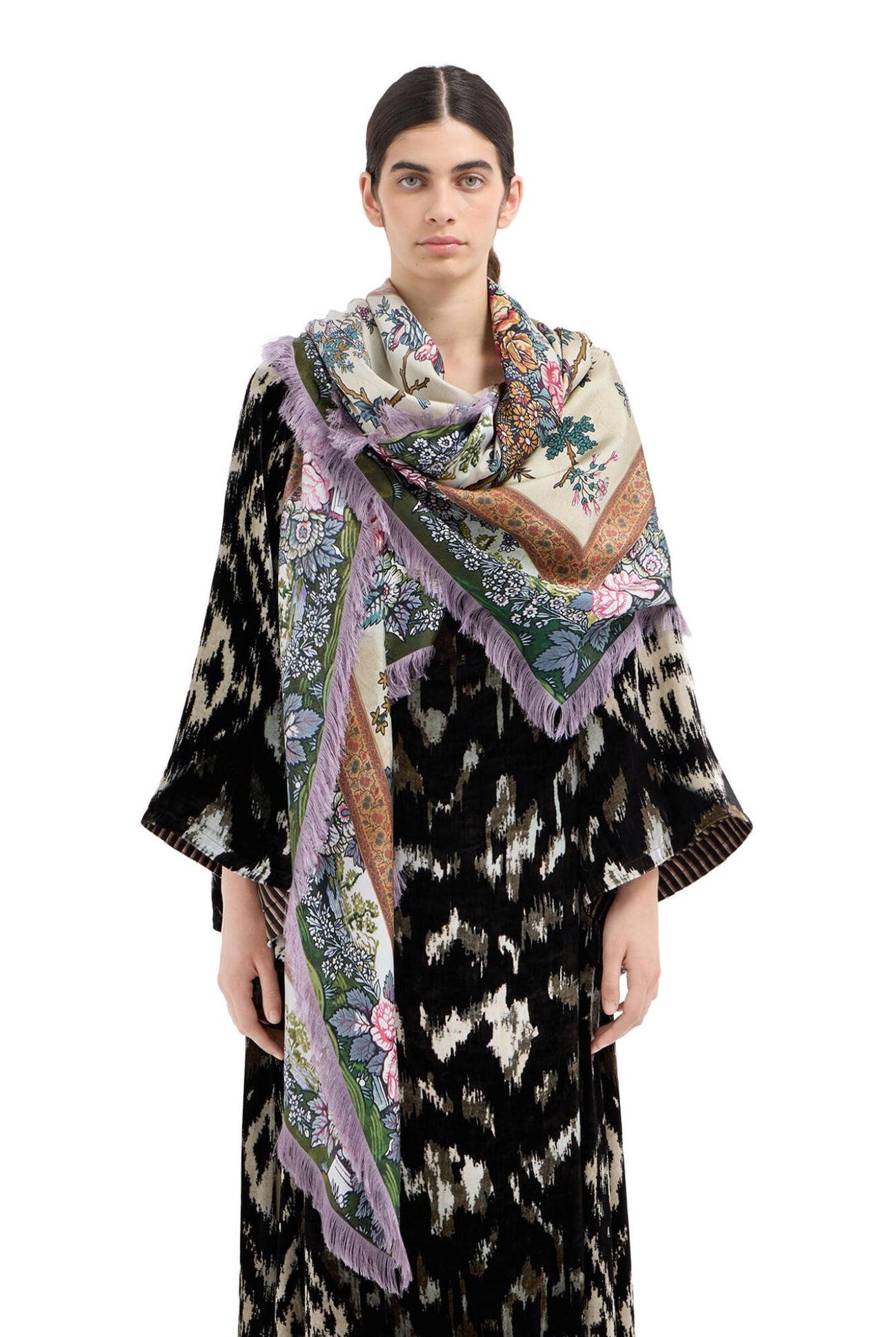 ALOEUW Skarf Silk 135 X 195-ACCESSORIES-Pierre Louis Mascia-Debs Boutique