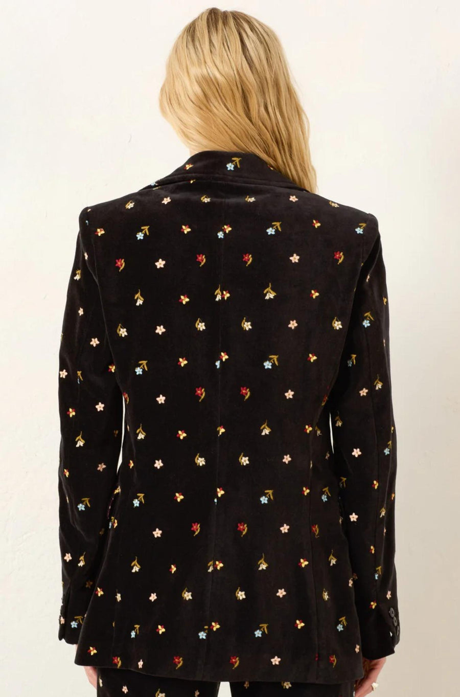 Afternoon Onyx Bouquet Blazer-JACKETS & OUTERWEAR-ALIX OF BOHEMIA-Debs Boutique