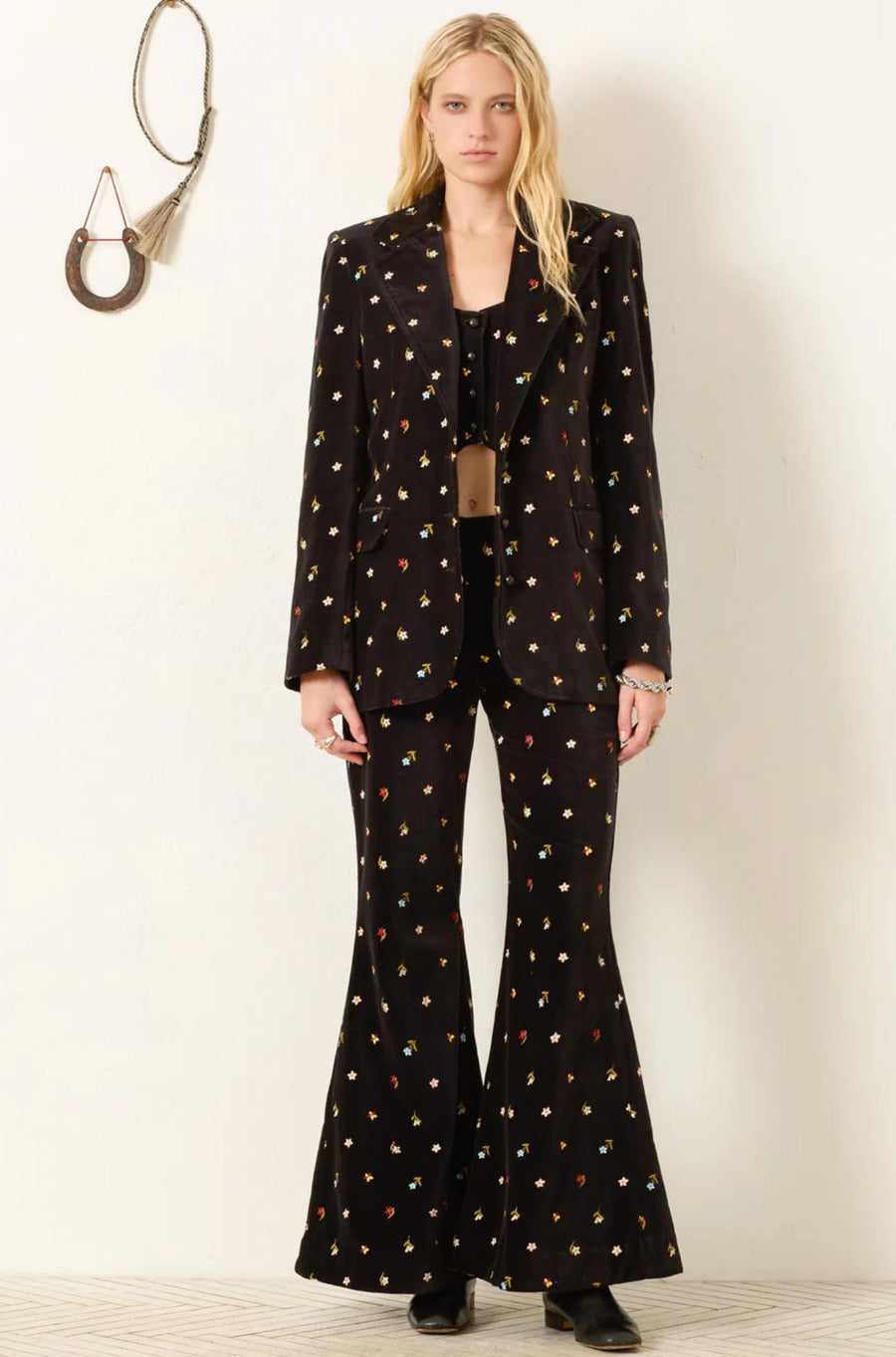 Charlie Onyx Bouquet Pant-Pants-ALIX OF BOHEMIA-Debs Boutique