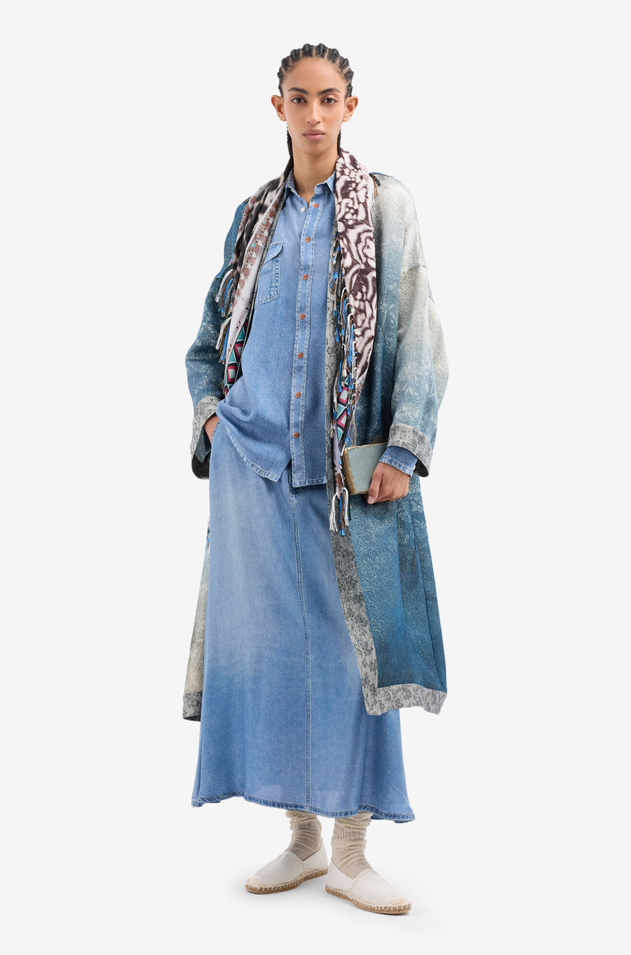 Aloe Denim Longsleeve Shirt Denim