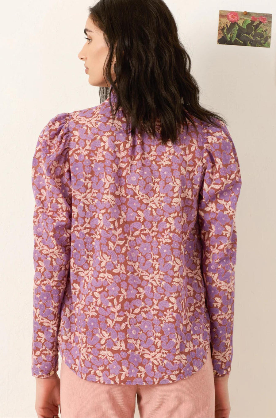 Artemis Twilight Floral Shirt-Tops-ALIX OF BOHEMIA-Debs Boutique