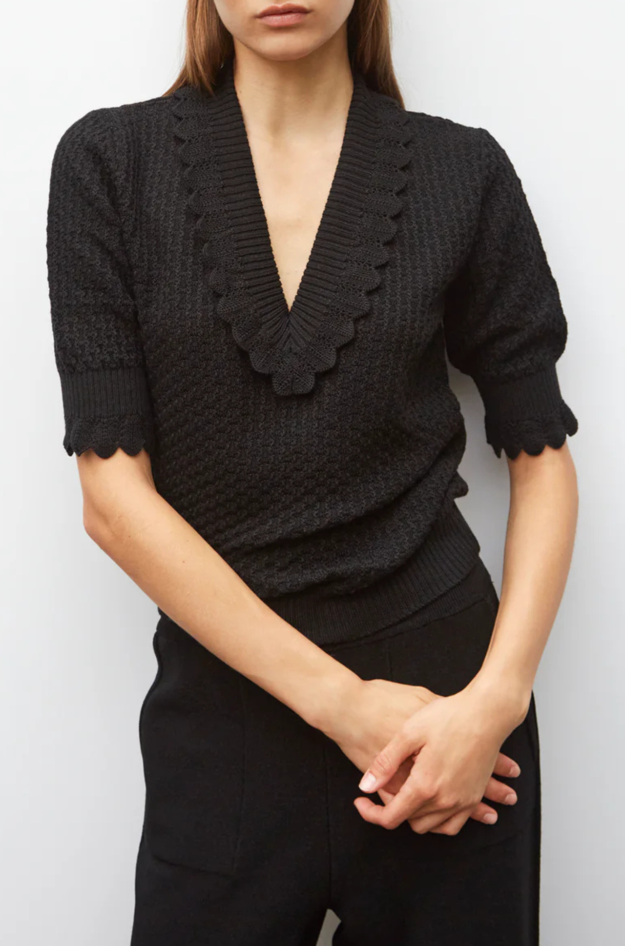 Azuro Knit Pants Noir