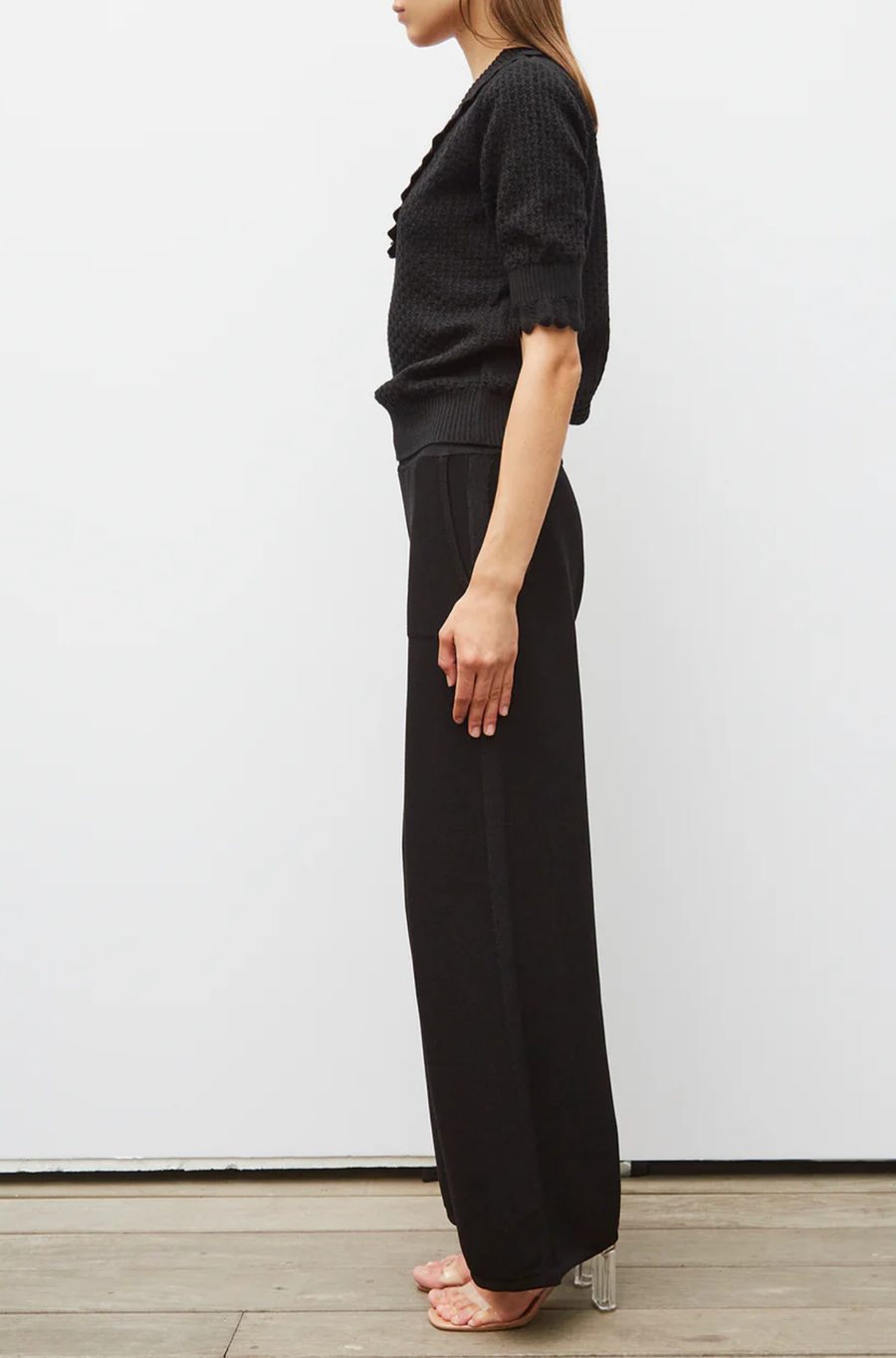 Azuro Knit Pants Noir