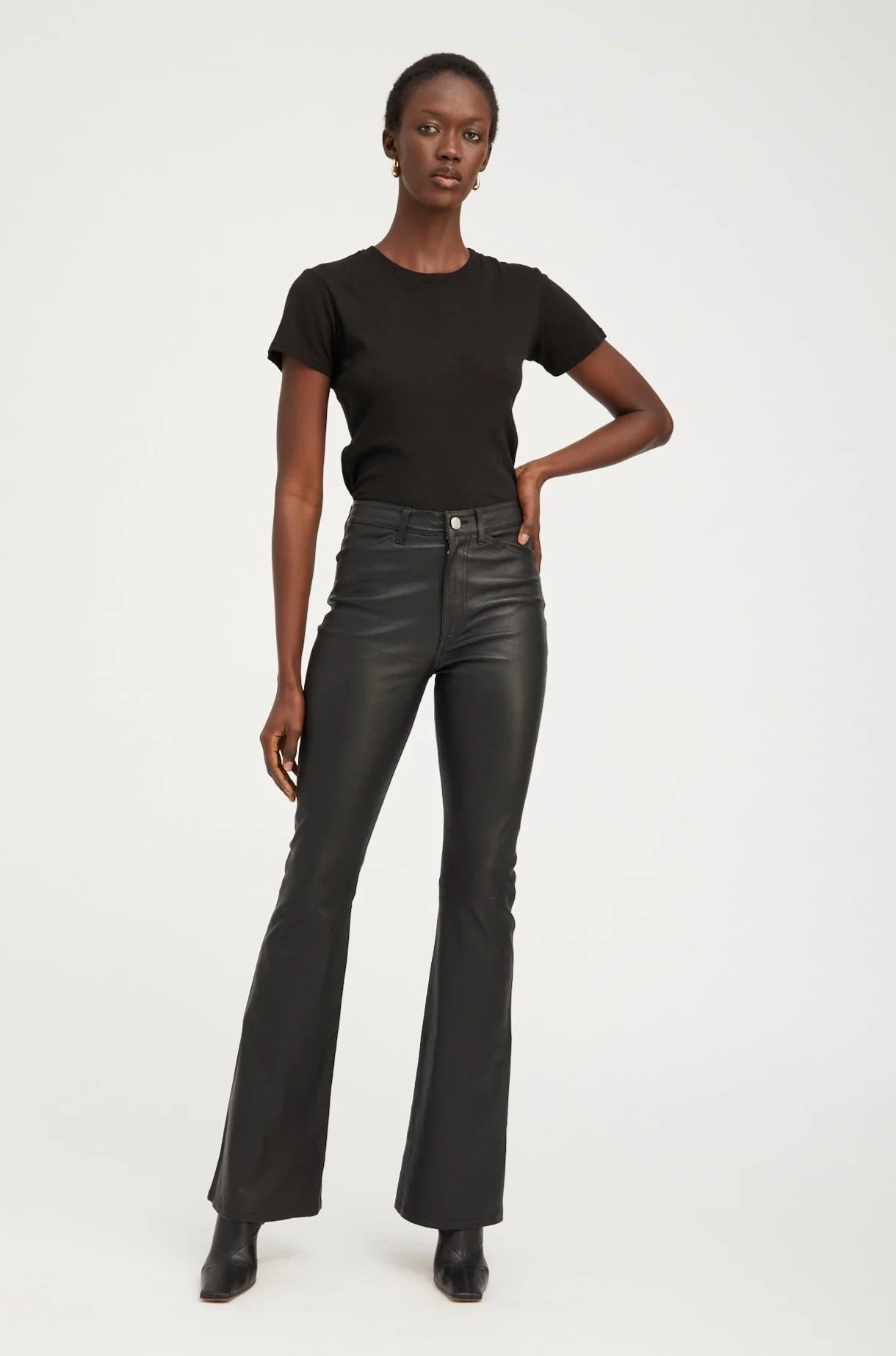 Baby Tee Black-Tops-SPWMN-Debs Boutique