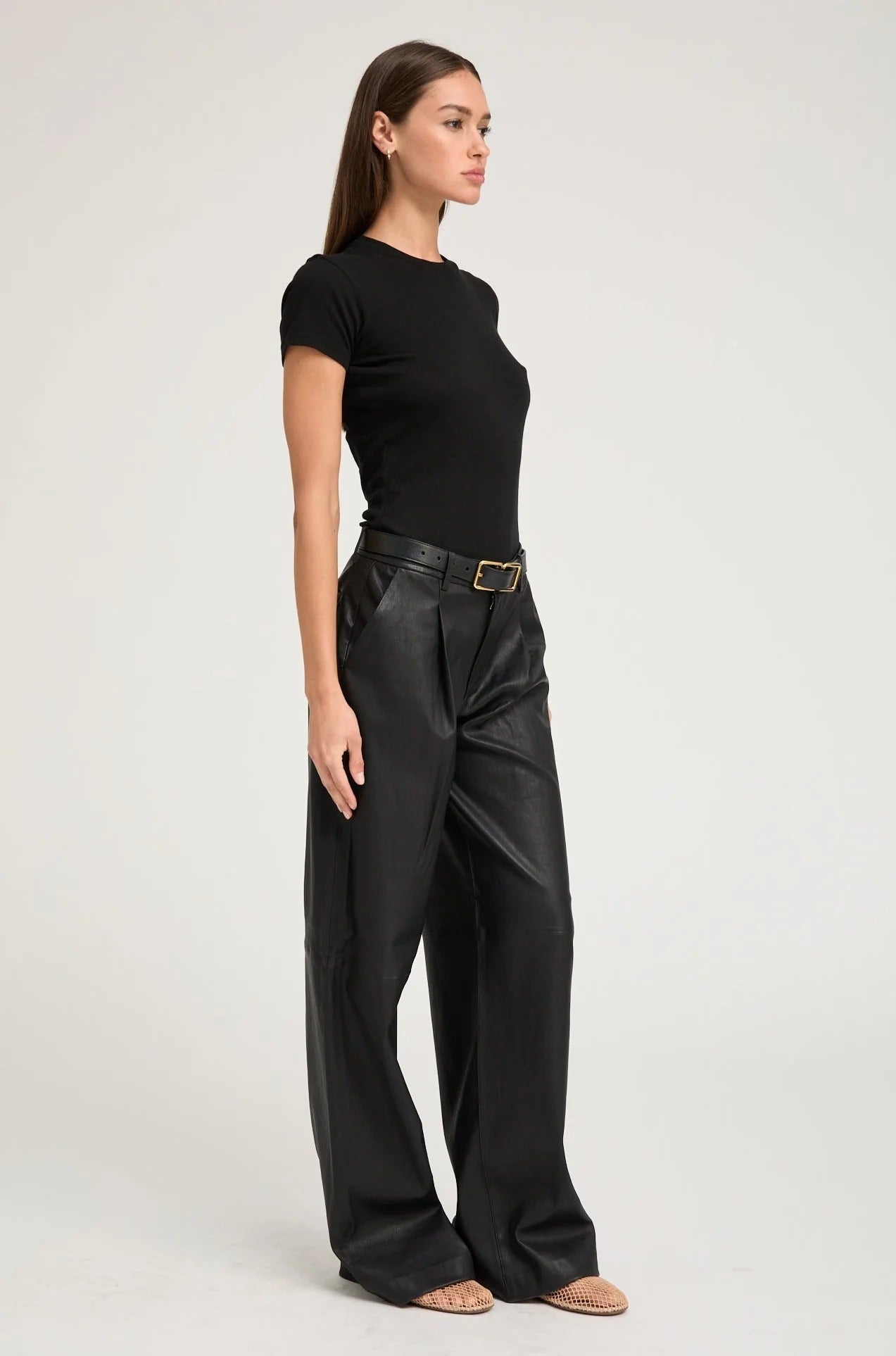 Baby Tee Black-Tops-SPWMN-Debs Boutique