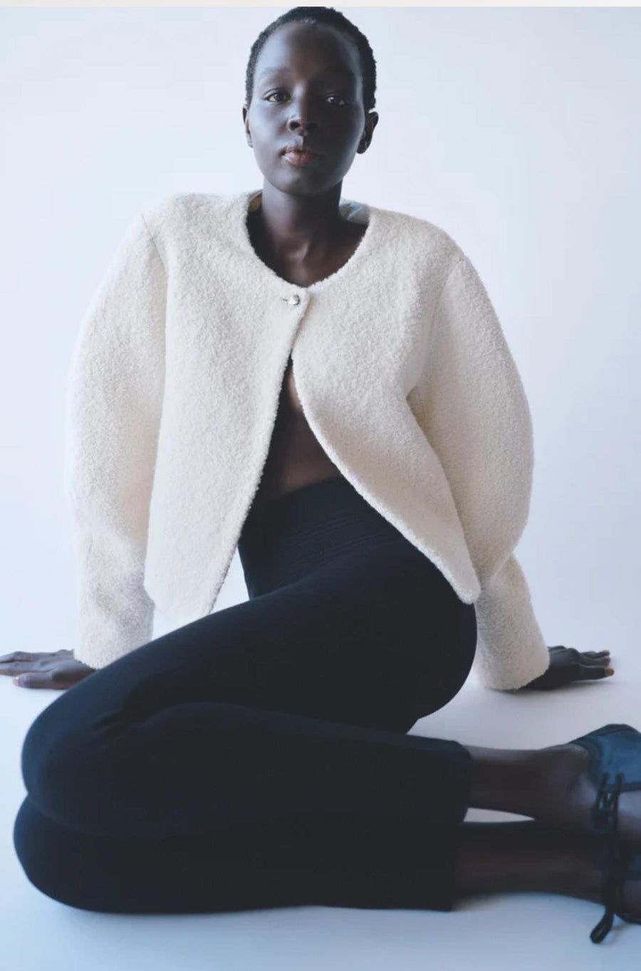 Boucle Blazer-JACKETS & OUTERWEAR-Soft Goat-Debs Boutique