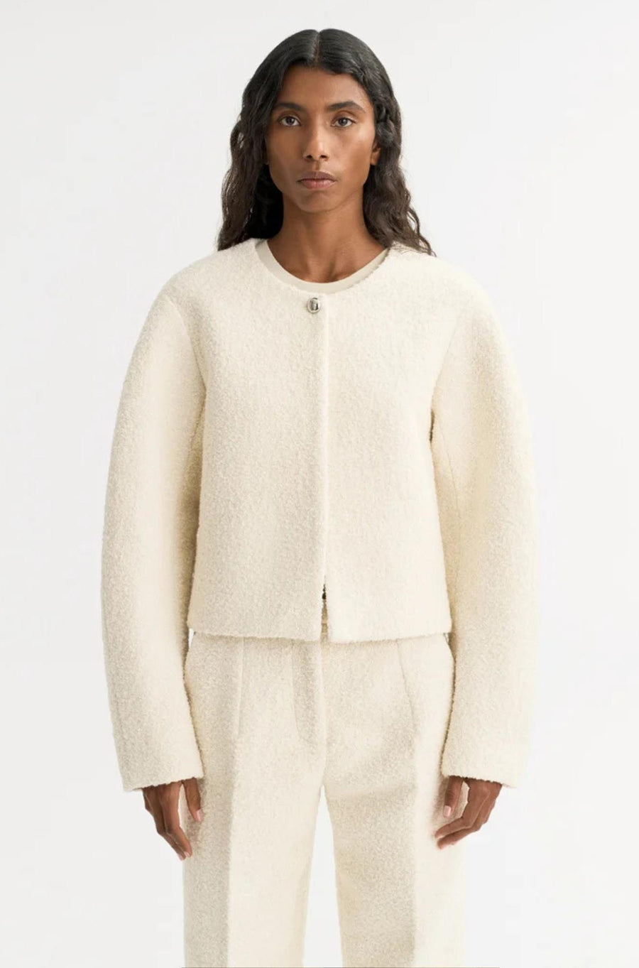 Boucle Blazer-JACKETS & OUTERWEAR-Soft Goat-Debs Boutique