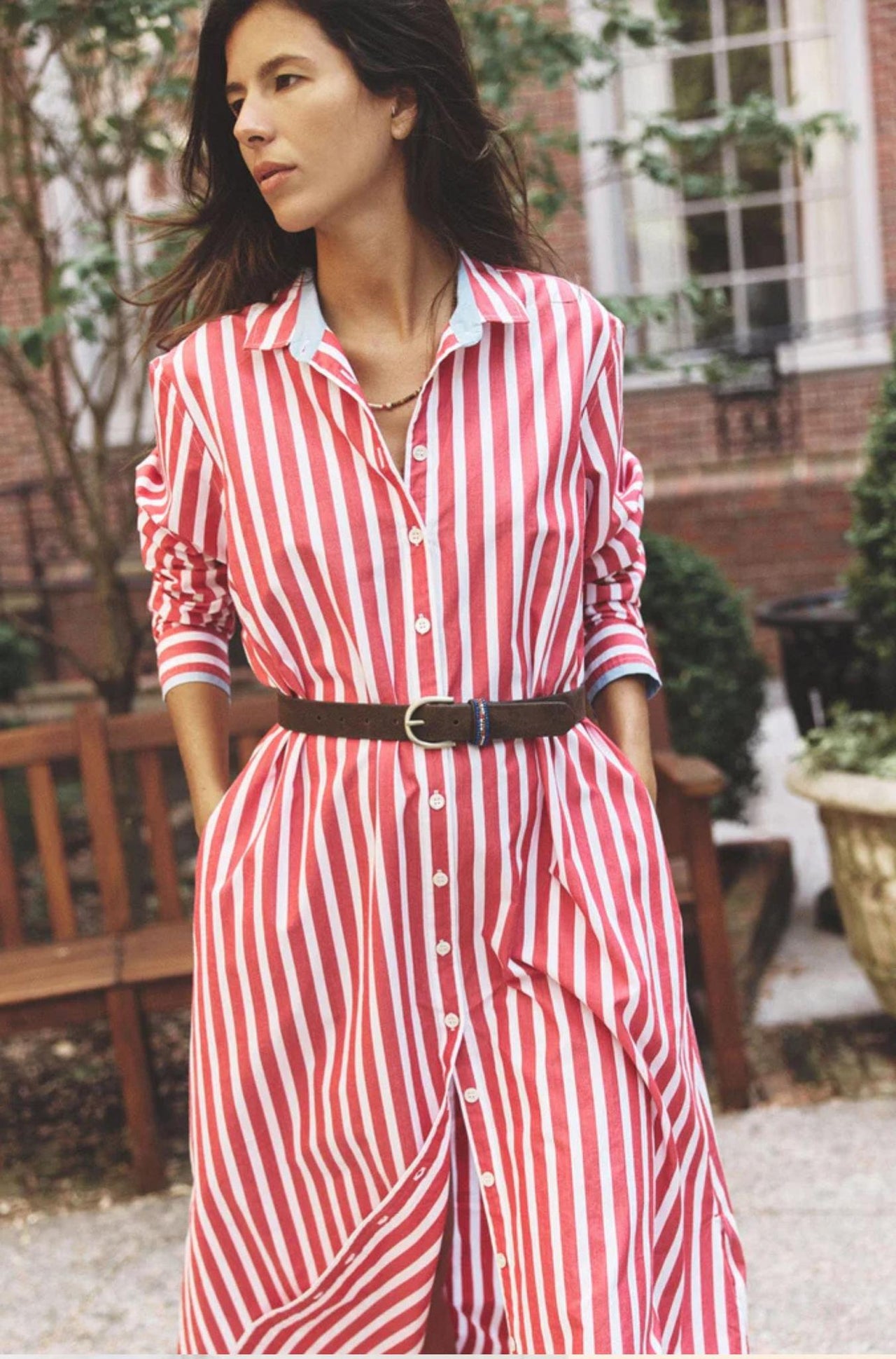 Brix Belt Deep Brown-ACCESSORIES-Xirena-Debs Boutique