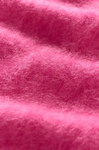 Thumbnail for Brushed Short Sleeve Fuchsia-Tops-Soft Goat-Debs Boutique