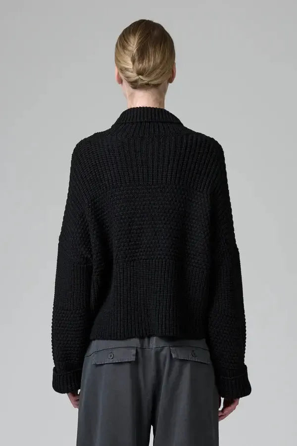 Textural Turtleneck Pullover-Sweaters & Cardigans-Transit-Debs Boutique