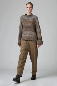 Thumbnail for Stripe Melange Knit Pullover-Sweaters & Cardigans-Transit-Debs Boutique