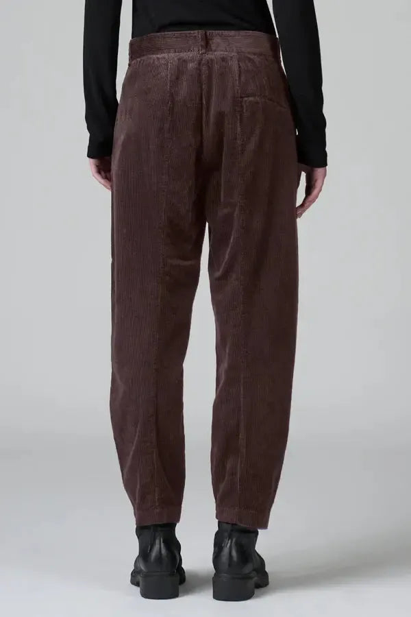265 Cord Signature Pant Merlot-Pants-Transit-Debs Boutique