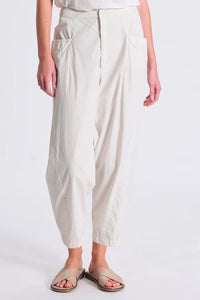 Thumbnail for Iconic Barrel Leg Cotton Pant