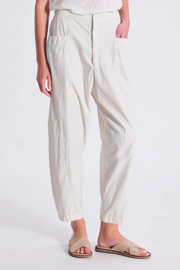 Iconic Barrel Leg Cotton Pant