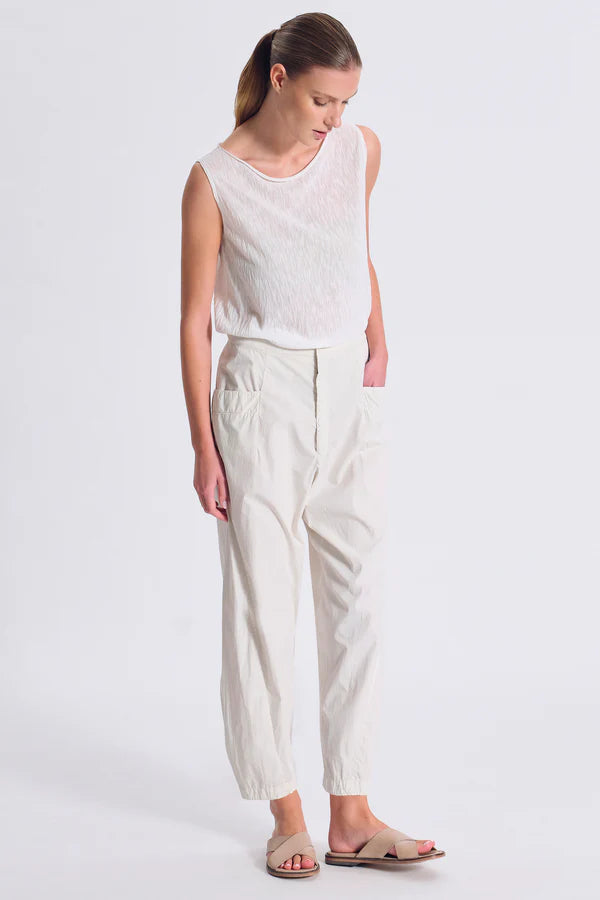 Iconic Barrel Leg Cotton Pant