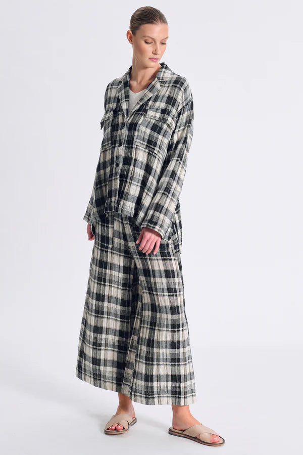 Textural Check Jacket — Transit — Debs Boutique