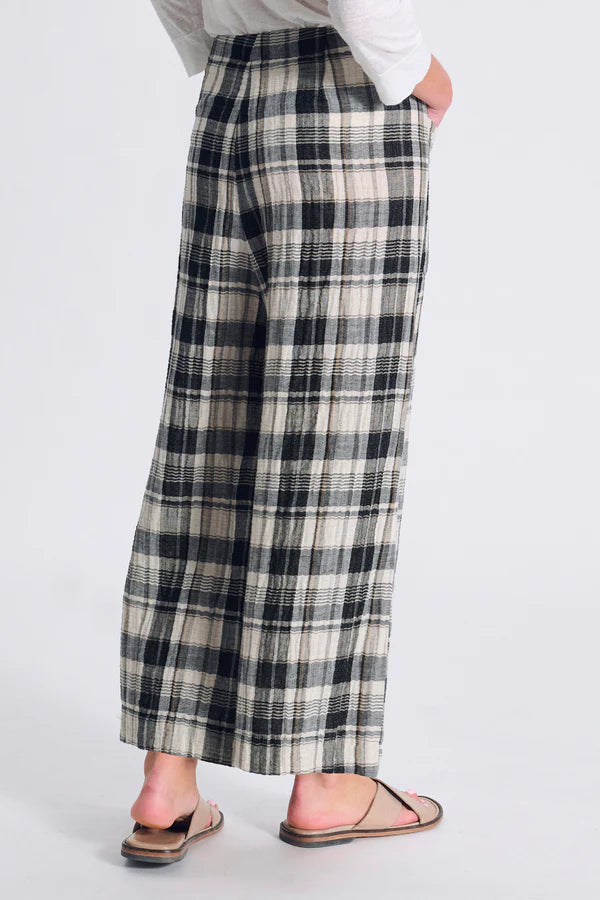 Textural Check Pant — Transit — Debs Boutique