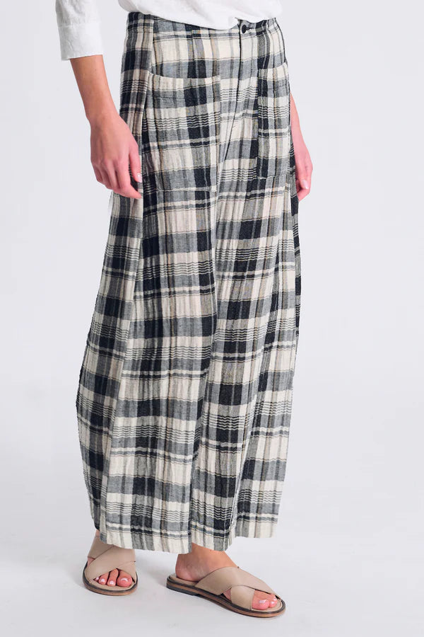 Textural Check Pant — Transit — Debs Boutique