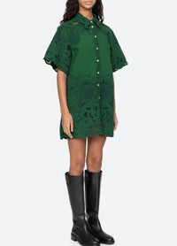 Thumbnail for Ceci Embroidery Shirtdress reen-Dress-Sea New York-Debs Boutique
