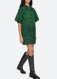 Thumbnail for Ceci Embroidery Shirtdress reen-Dress-Sea New York-Debs Boutique