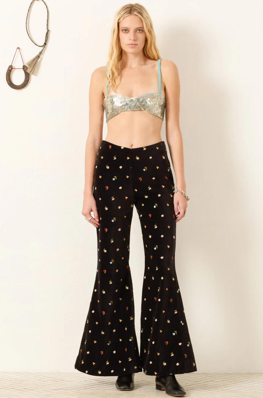 Charlie Onyx Bouquet Pant-Pants-ALIX OF BOHEMIA-Debs Boutique