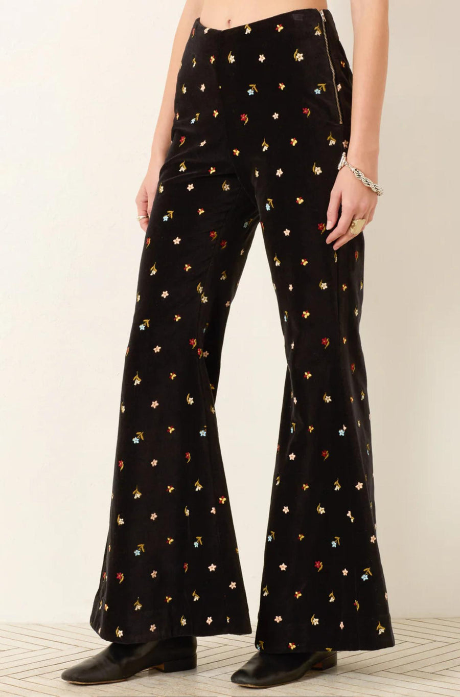 Charlie Onyx Bouquet Pant-Pants-ALIX OF BOHEMIA-Debs Boutique