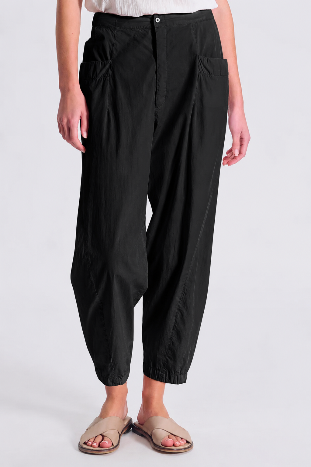 Iconic Barrel Leg Cotton Pant