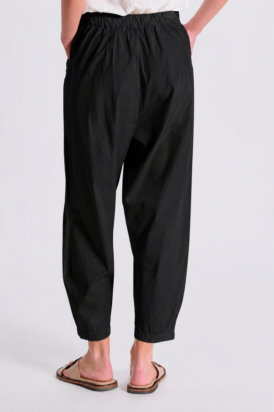 Iconic Barrel Leg Cotton Pant