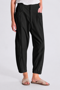 Thumbnail for Iconic Barrel Leg Cotton Pant