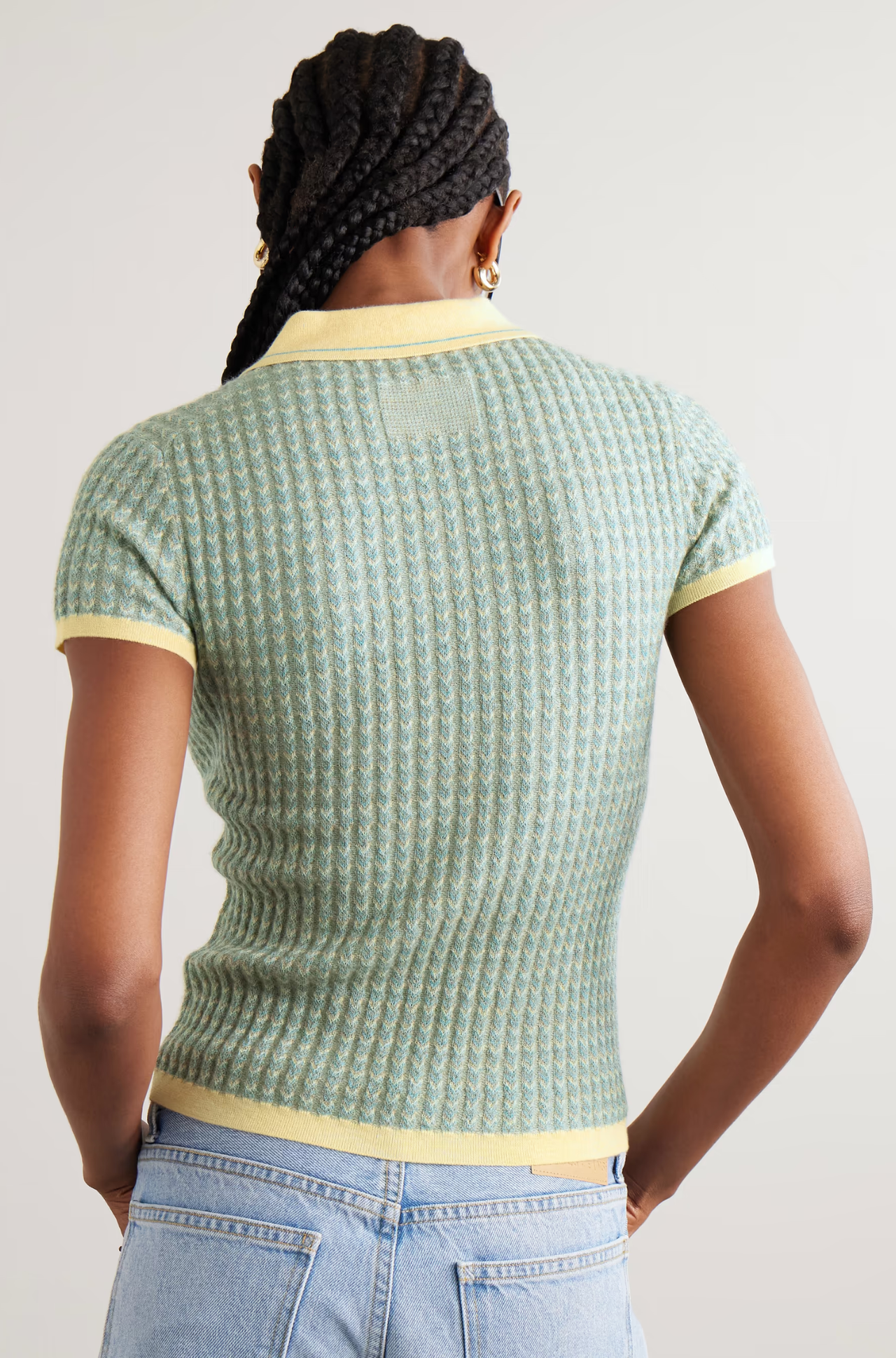 Chevron Shrunken Polo