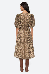 Thumbnail for Claude Print Puff Midi Dress cream-Dress-Sea New York-Debs Boutique