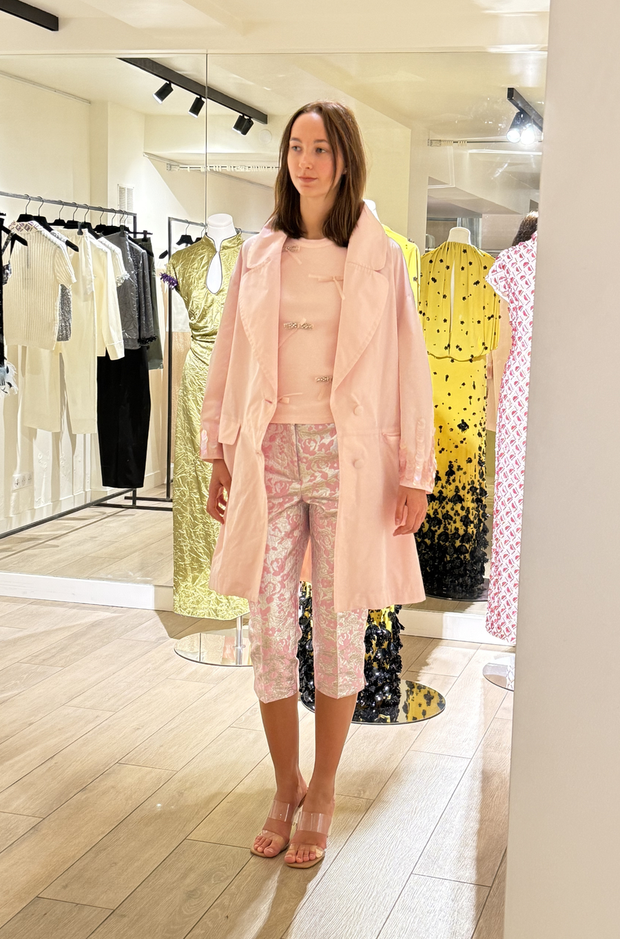 Cocoon Coat Candy Pink