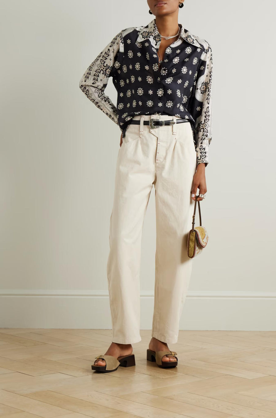 Dana Bronco Bandana Shirt-Tops-ALIX OF BOHEMIA-Debs Boutique