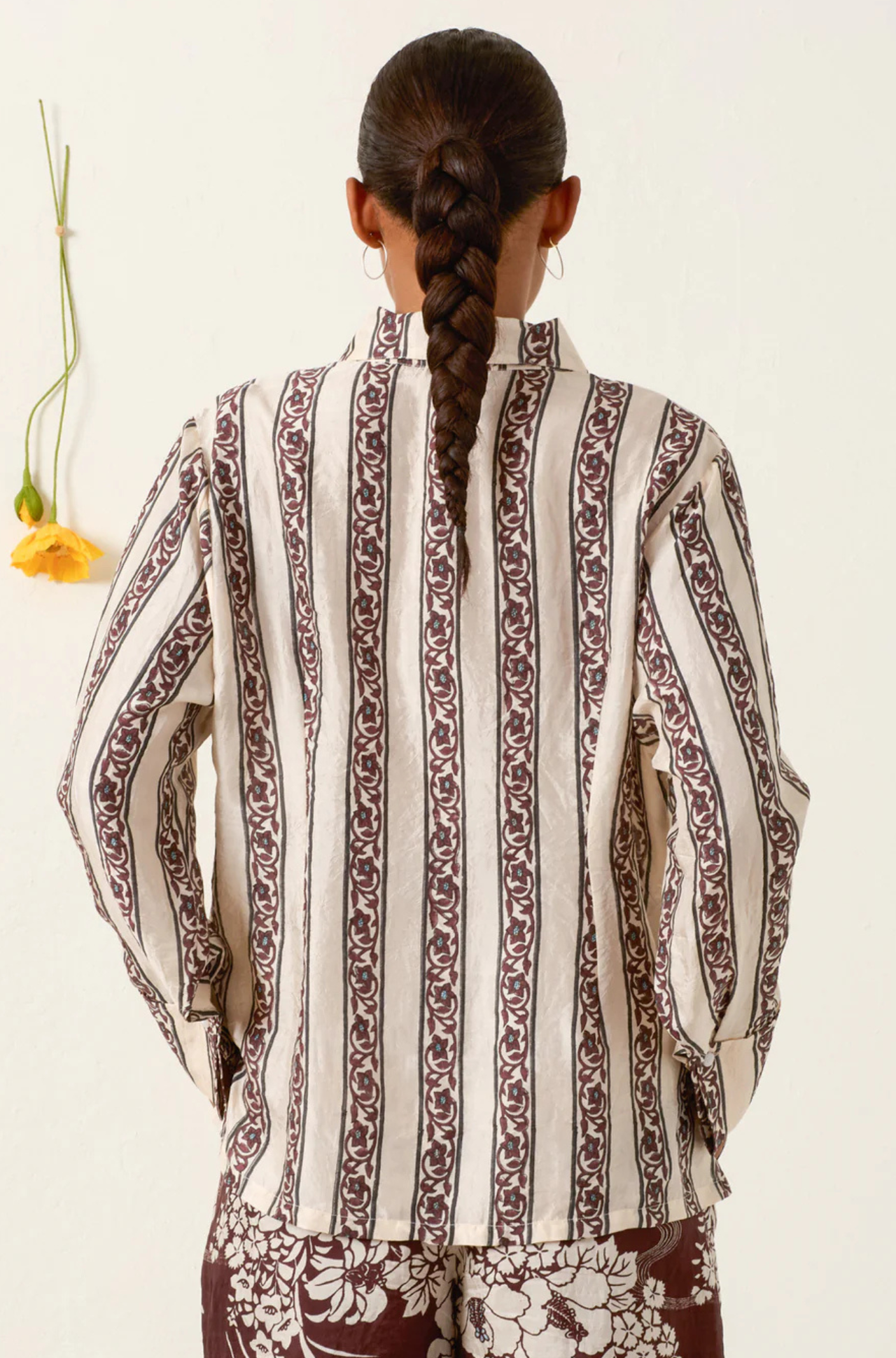 Dana Climbing Vine Silk Shirt