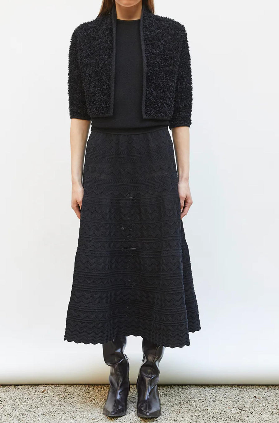 Diabolo Knit Cardigan-SWEATERS & CARDIGANS-Molli-Debs Boutique