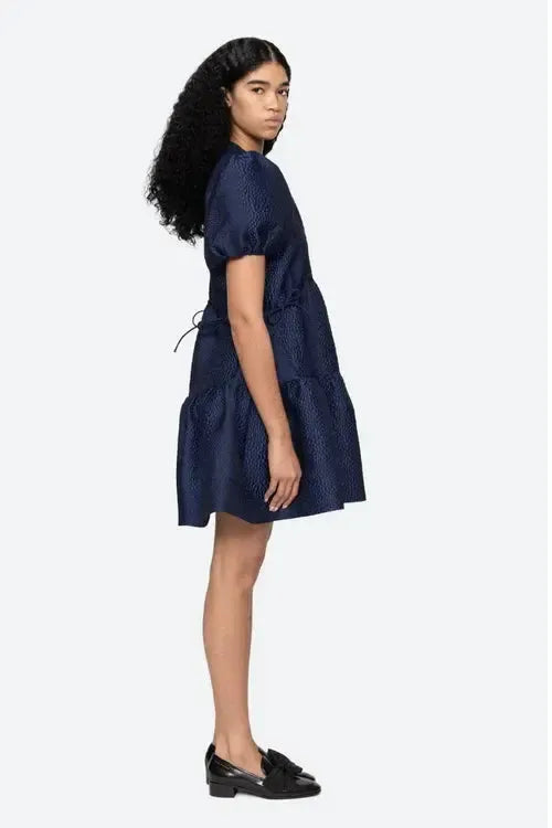 Fayetta Embossed Mini Dress-Dress-Sea New York-Debs Boutique