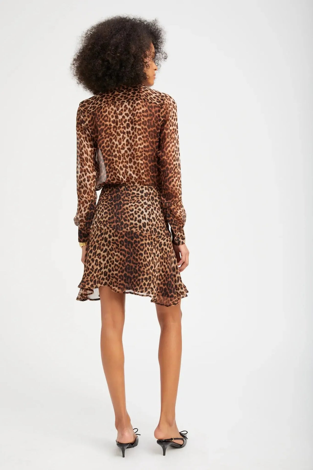 Fitted Button Up Jaguar-Tops-SPWMN-Debs Boutique