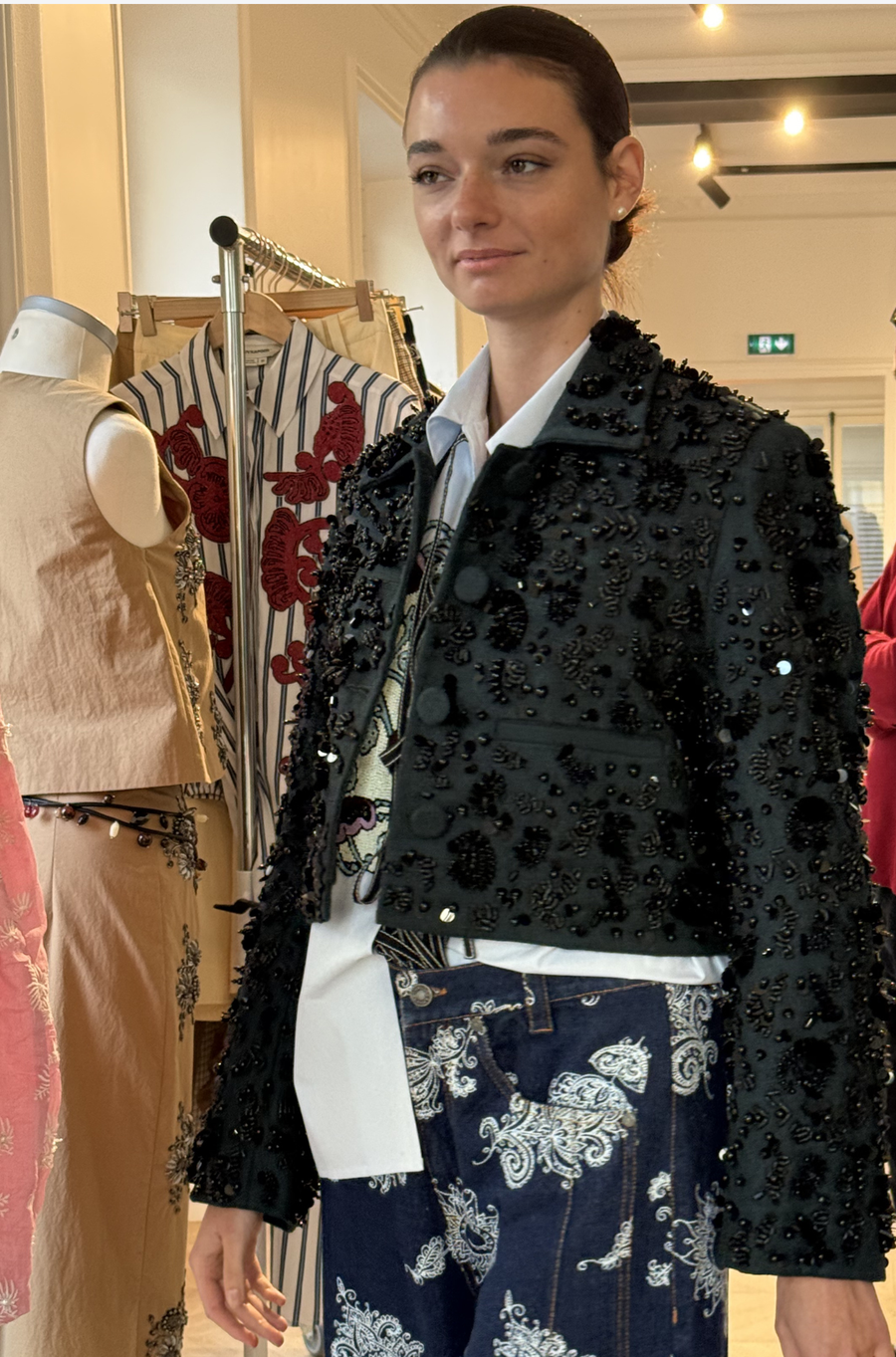Handcrafted Cropped Jacket