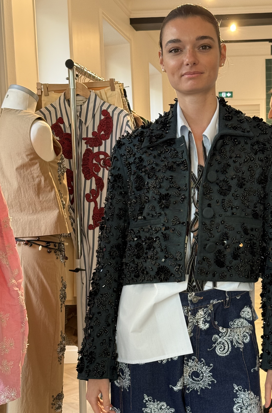 Handcrafted Cropped Jacket