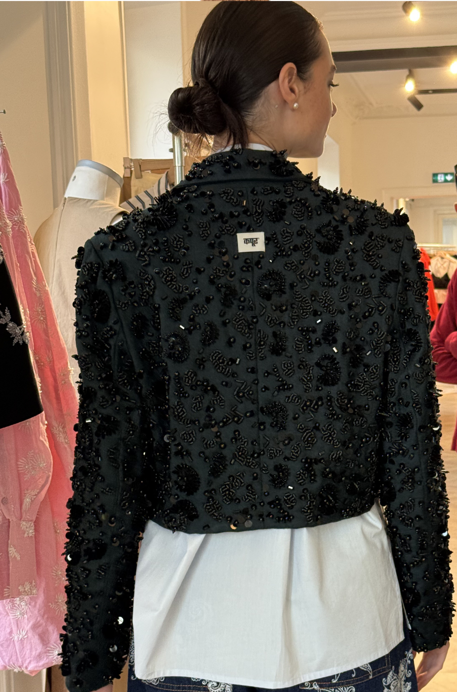 Handcrafted Cropped Jacket