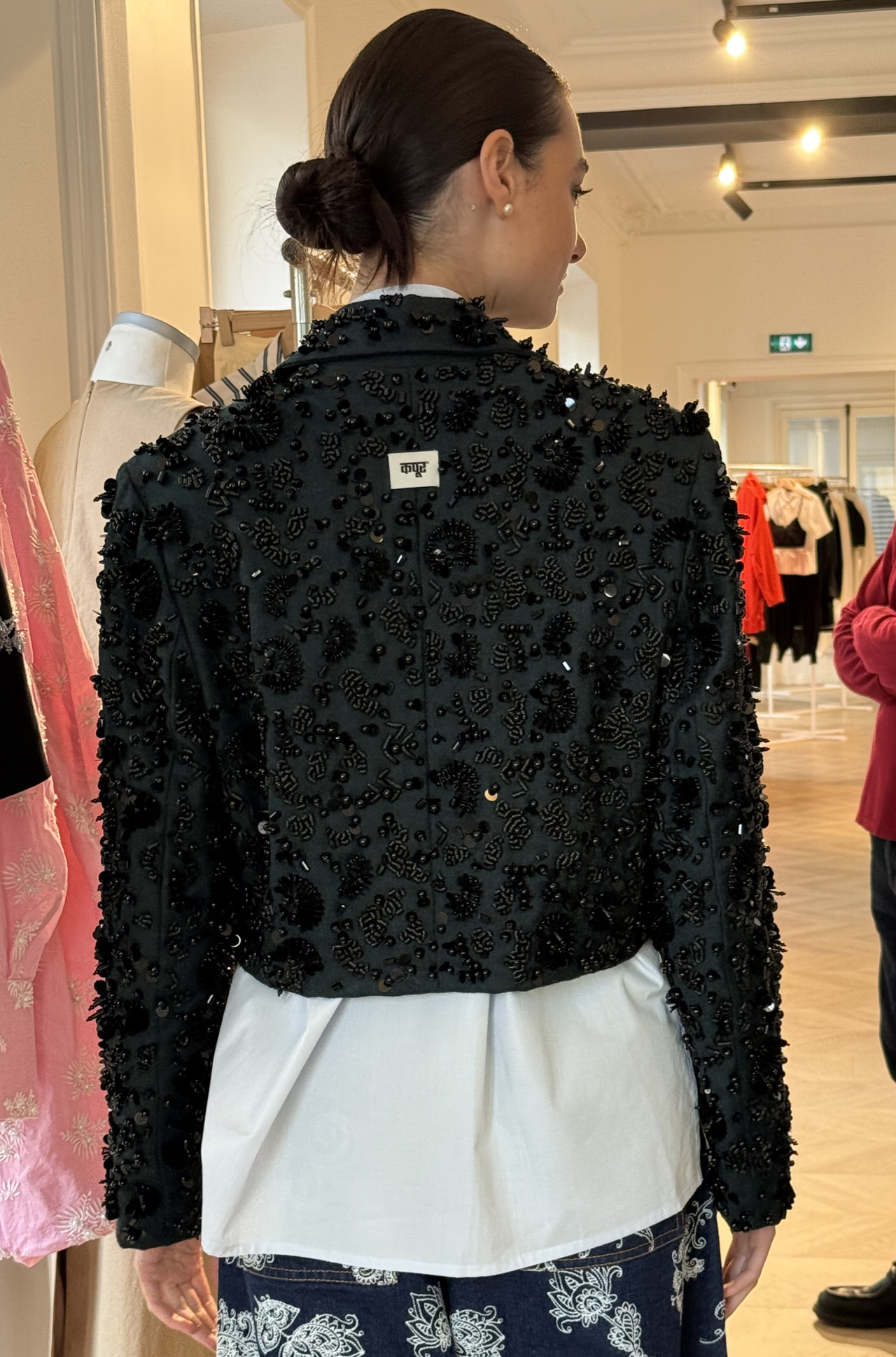 Handcrafted Cropped Jacket