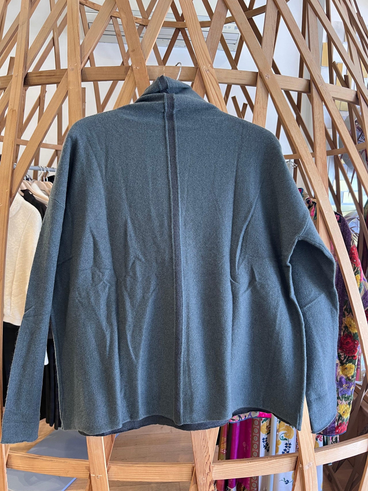 336 Turtle neck sweater Dark Sage-Sweater-Kristensen du Nord-Debs Boutique